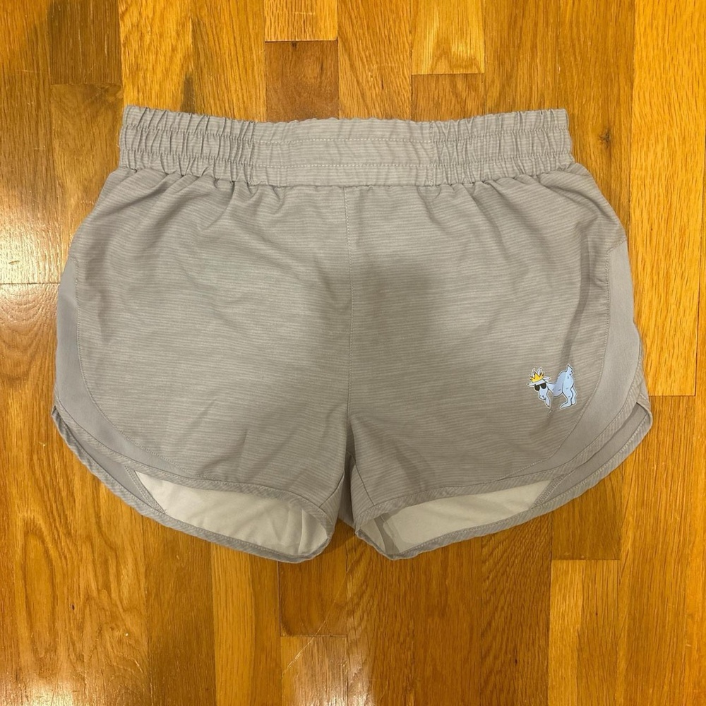 Women's Athletic Shorts in Light Gray